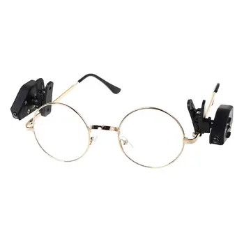 

2pcs LED Eyeglass Clip Light Flexible Book Reading Lights Adjustable Lighting Tools