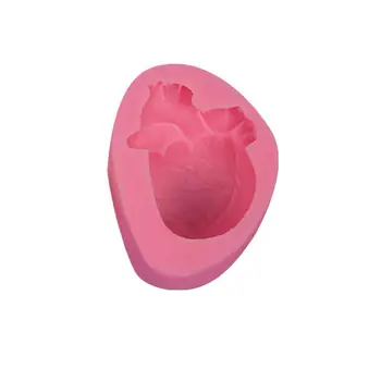

3D Cardiac Heart Shape Casting Molds for Resin Soap Wax Fondant Art Craft Tools