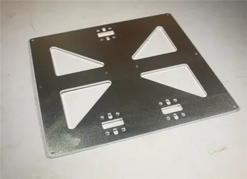 

3 mm thick aluminum alloy build bed mounting plate Prusa i3 Universal Y Carriage Plate Upgrade, Aluminum Anodized for 3D Printer