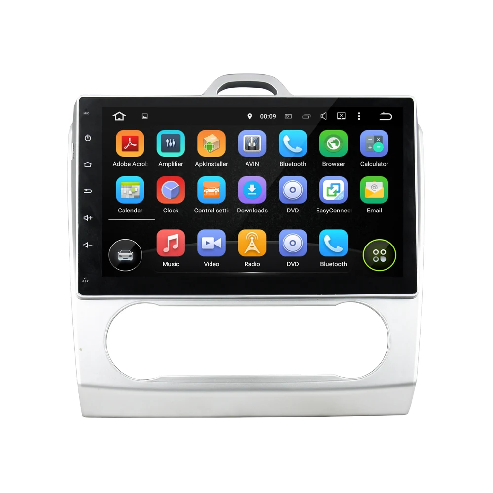 Excellent 10.1 inch Android 5.1.1 Car Media Stereo Entertainment Navigation GPS for Ford Focus 2007-2011 (Automatic Air-conditioner) 1