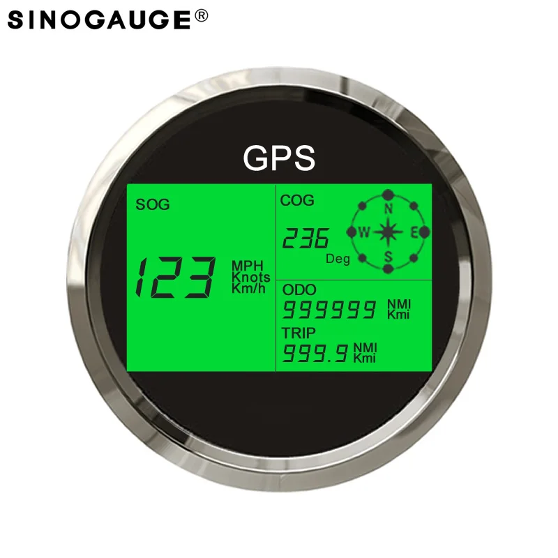 85mm digital GPS Speedometer Waterproof Truck Boat motorcycle Digital
