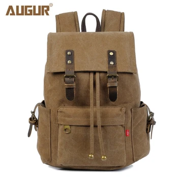 

2018 new canvas shoulder bag men's and women's leisure bag middle school laptop travel bag computer bag