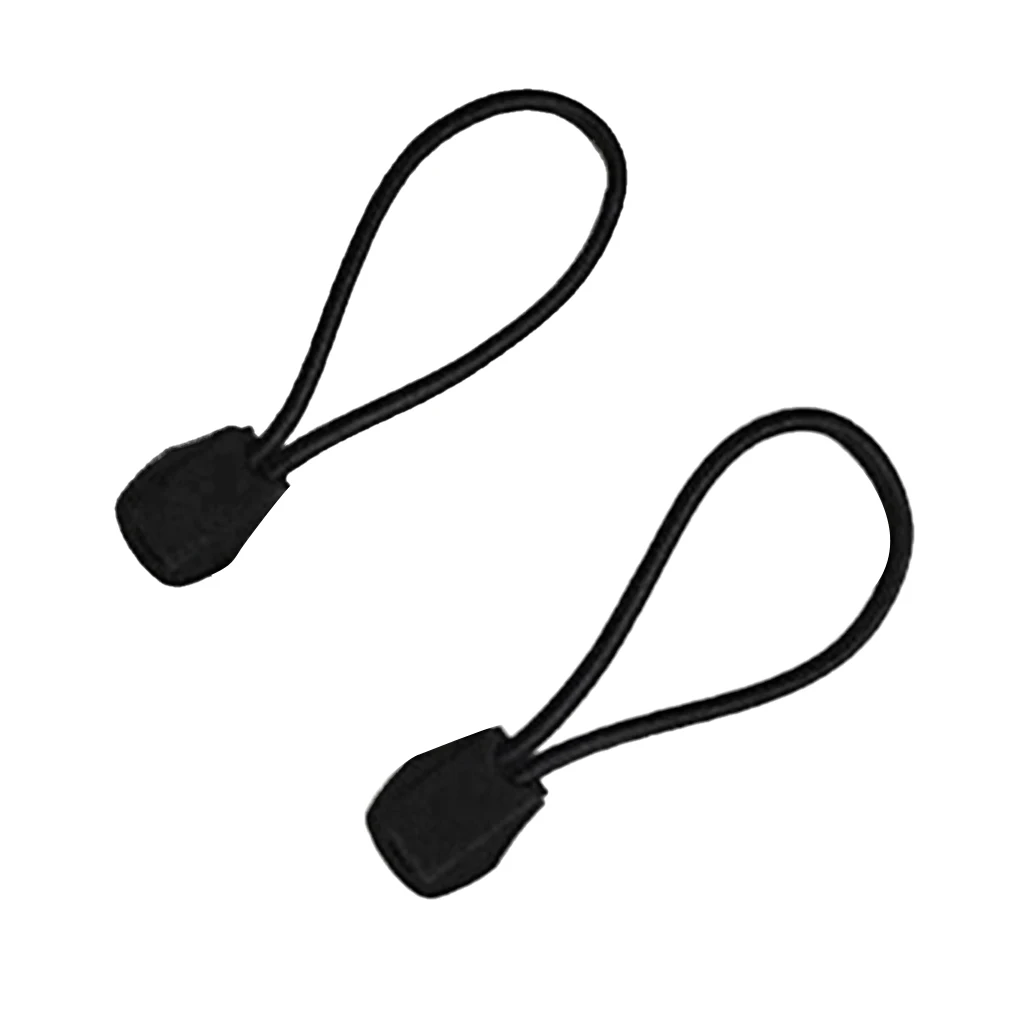 2 Pieces Elastic Rubber Strap Shock Cord Snorkel Tube Pipe Fixing Rope Tie Down Replacement for Scuba Diving Breathing