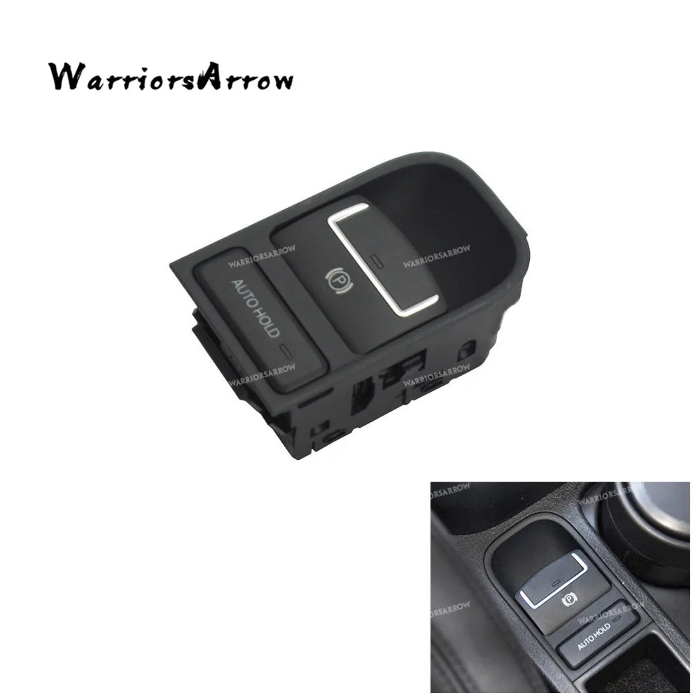 WarriorsArrow Black Hand Brake Switch Parking Auto Hold Switch EPB For