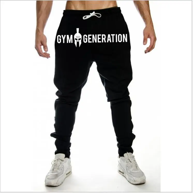 

Mens Joggers Casual Pants Fitness Male Sportswear Tracksuit Bottoms Skinny Sweatpants Trousers Gyms Crossfit Jogger Track Pants