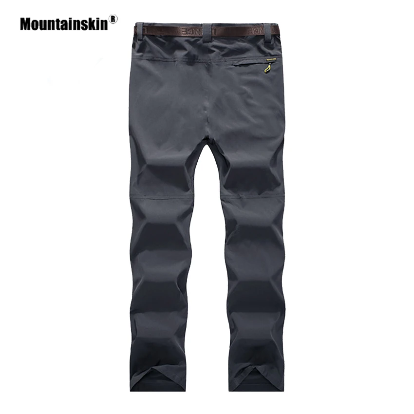 Мужские эластичные брюки Mountainskin тонкие быстросохнущие для походов занятий