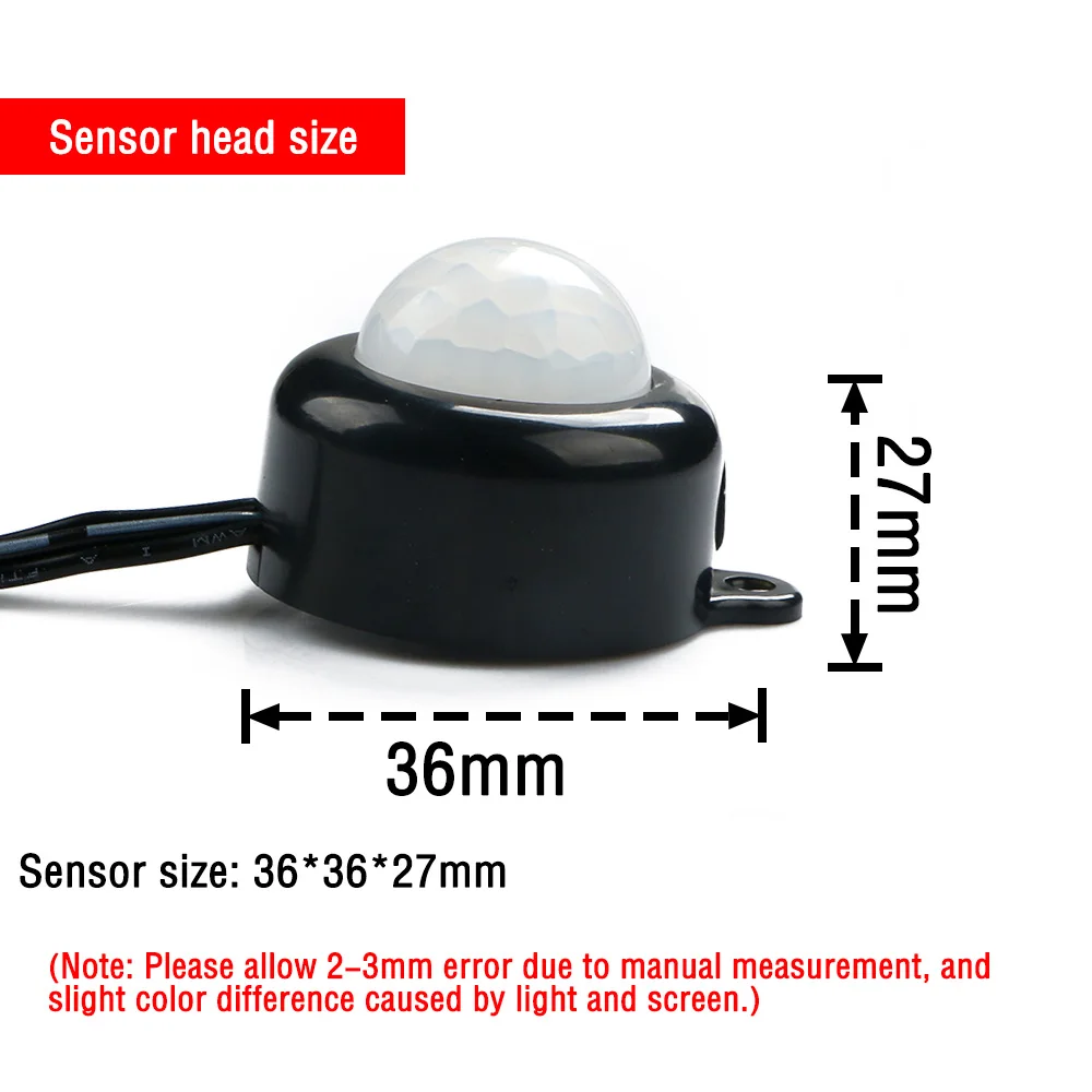 С источником питания от постоянного тока 6V 24V 12V PIR корпус инфракрасный датчик