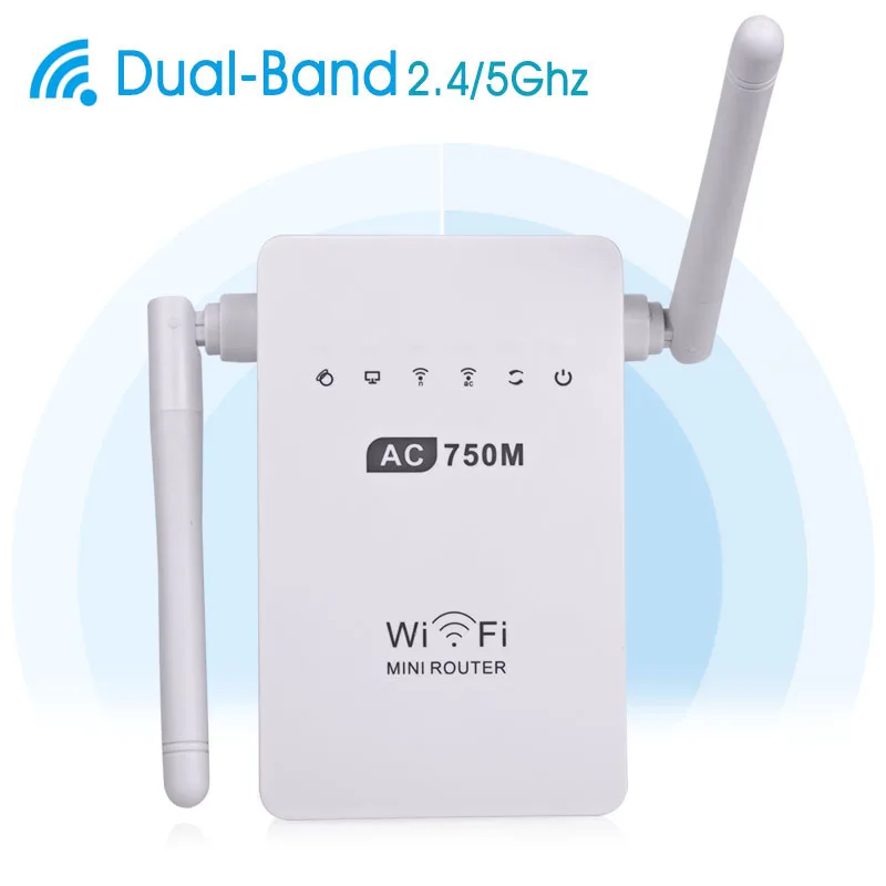 Беспроводной маршрутизатор EASYIDEA 750 м двухдиапазонный 2 4/5G AP Wi Fi ретранслятор