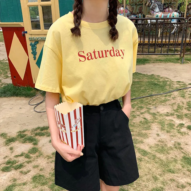 2 الألوان 2019 الصيف الكورية نمط نمط إلكتروني طباعة فضفاض قمم إمرأة قصيرة الأكمام والقمصان إمرأة المحملة قميص فام (m2884) 2 الألوان 2019 الصيف الكورية نمط نمط إلكتروني طباعة فضفاض قمم إمرأة قصيرة الأكمام والقمصان إمرأة المحملة قميص فام (m2884)