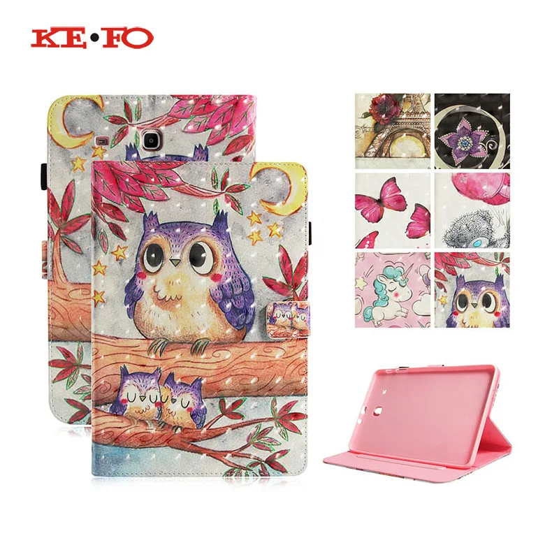 

For samsung galaxy tab e 9.6 sm-t560 PU leather Stand Case For Samsung Galaxy Tab E 9.6 inch Cover T560 T561 SM-T561 Funda Table