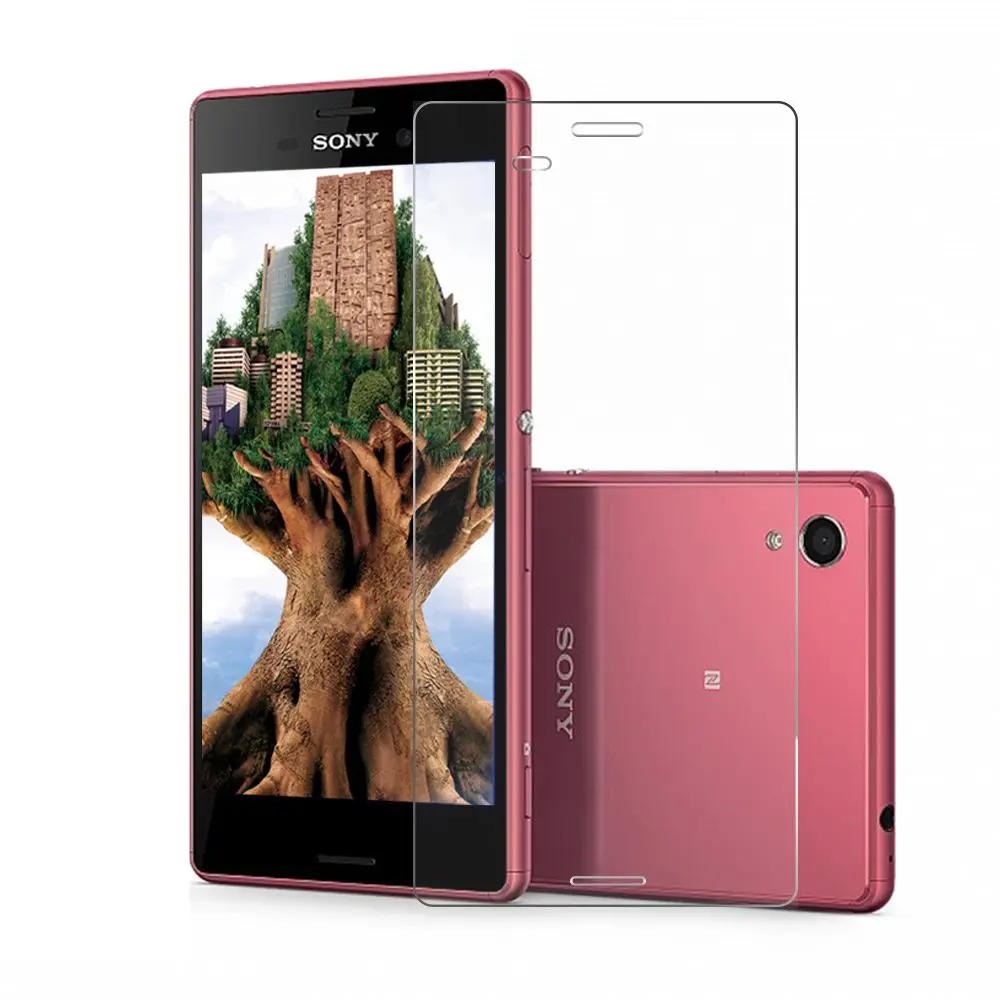 Закаленное стекло для Sony Xperia M4 Aqua защита экрана 9H 0 3 мм взрывозащищенное E2303 E2353