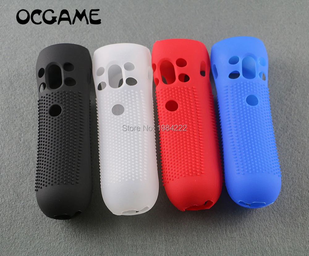 

4PCS/LOT Move Silicone Case for PlayStation 3 Right Hand Non-slip Cover for PS3 Mover Controller Skin OCGAME