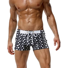 M Размер, мужские сексуальные шорты для плавания плавки, пляжная одежда, купальный костюм, мужская пляжная одежда, купальный костюм, купальный костюм, maillot de bain homem