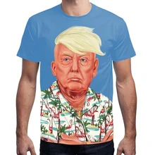 2019 Summer Casual Short Sleeve Men Tshirts Donald Trump Funny Digital Printed Men T shirt Men O Neck Cropped Tops Street Wear 2019 Summer Casual Short Sleeve Men Tshirts Donald Trump Funny Digital Printed Men T shirt Men O Neck Cropped Tops Street Wear