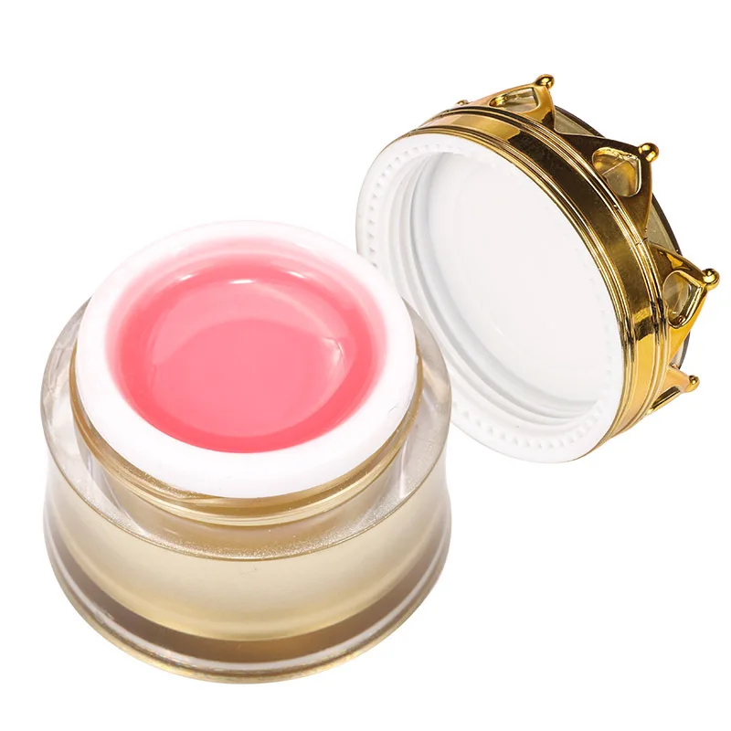 

Crown Shape Poly Gel Hard Finger Nail Extension UV LED Jelly Nail Gel Acrylic Builder Fast Dry Nail Extension UV Gel