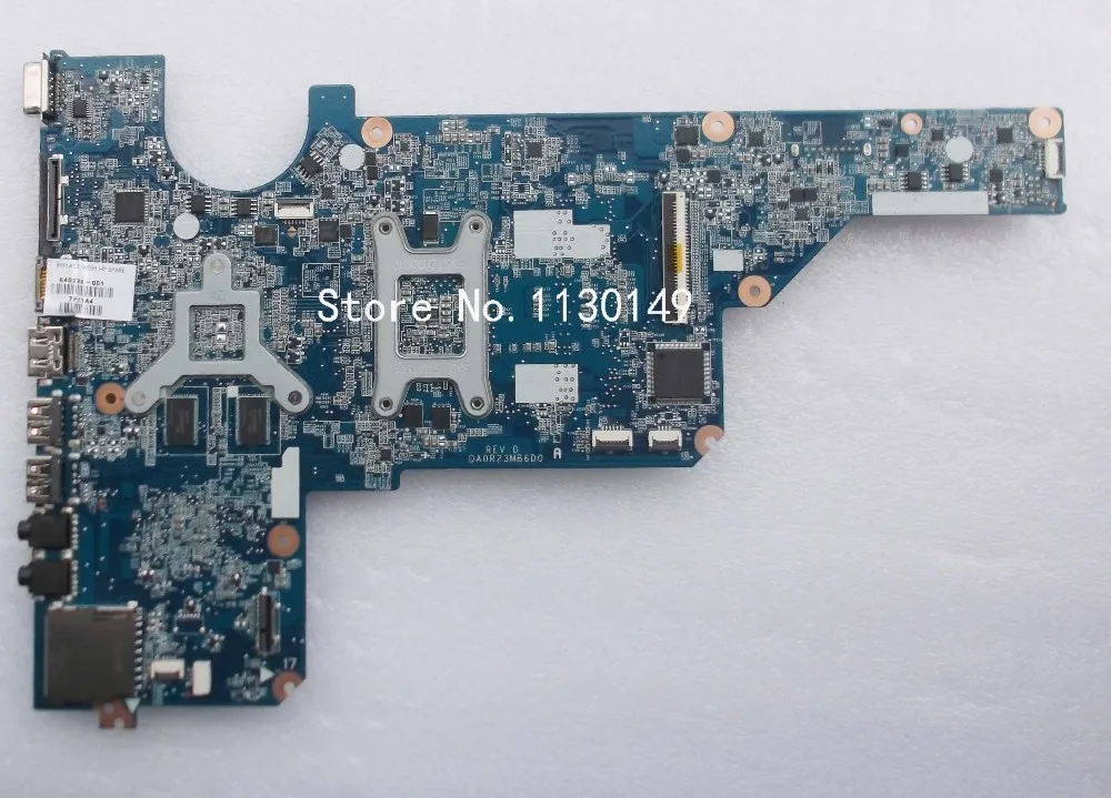 649950-001 envío gratis placa base para portátil 649949-001 para G4 G6 G7 G4-1000 G6-1000 placa base serie DA0R23MB6D1 probado OK