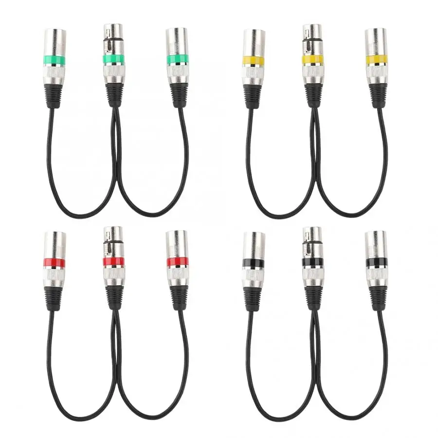 30 см XLR гнездовой разъем для двойной мужской головной сплиттер адаптер аудио