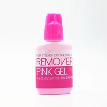 Горячая Розовая жидкость для снятия геля для ресниц и наращивание бровей клей из Кореи 1 бутылки/лот 15 г/бутылка