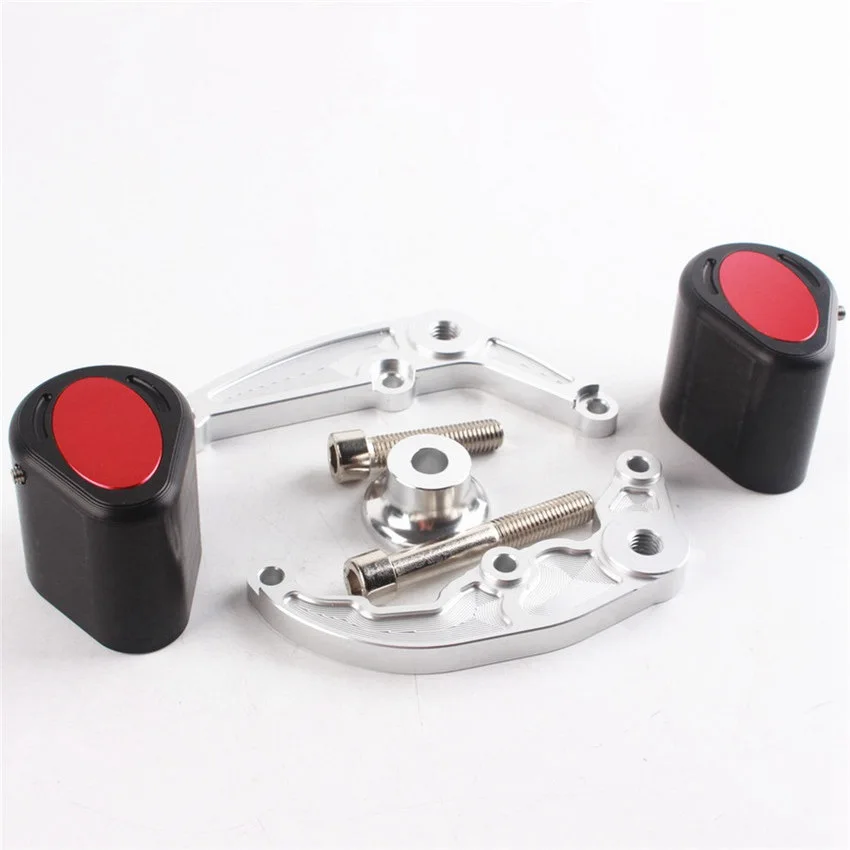 Stator Frame Slider Crash Pads Cover Protector For Honda CBR600RR F5 2007 2008 2009 2010 2011 - Цвет: Red