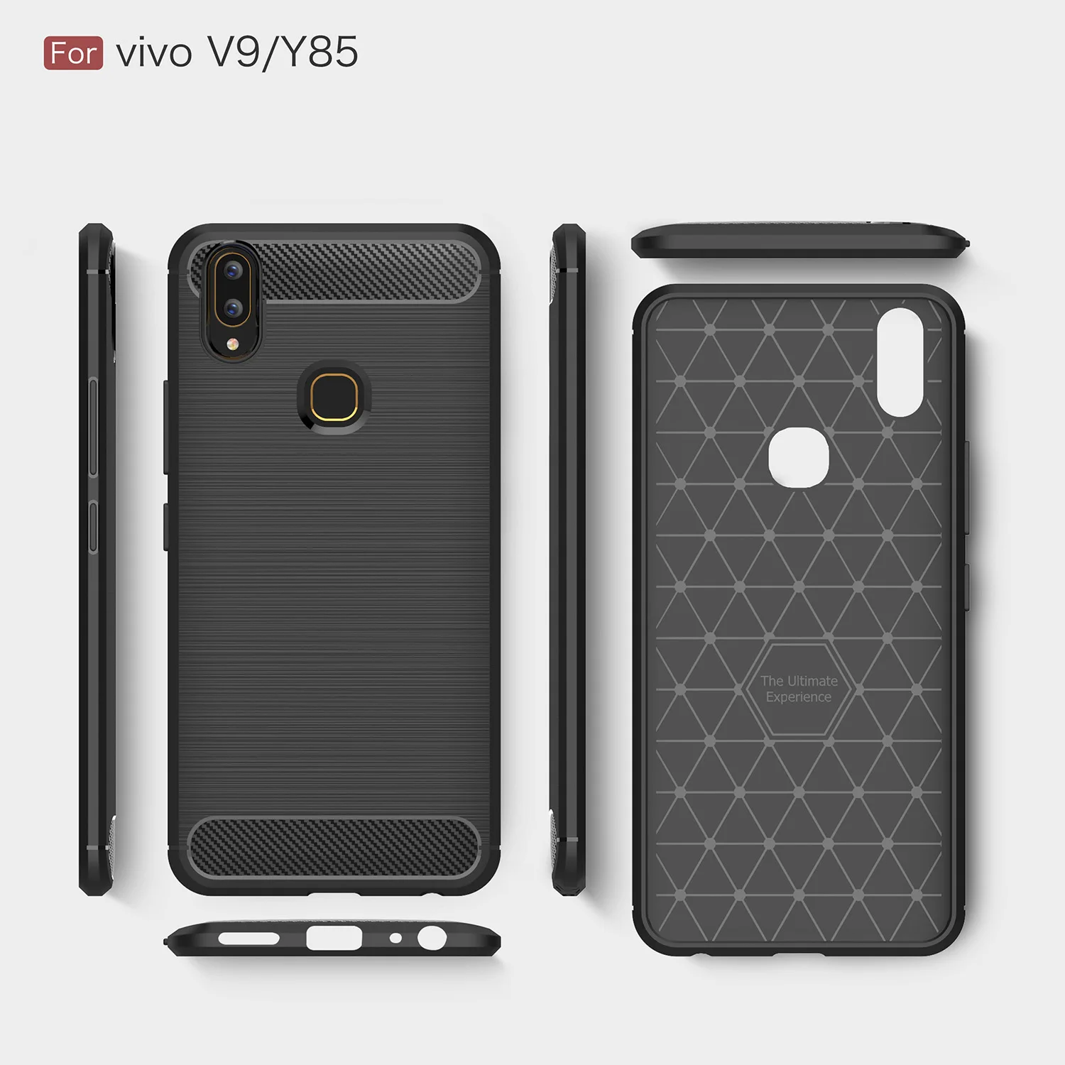 Чехол для BBK Vivo V9 Youth Y85 Dual 1723 1727 чистый цвет корпус телефона V 9 Y 85 2018 6 3 &quotТонкий