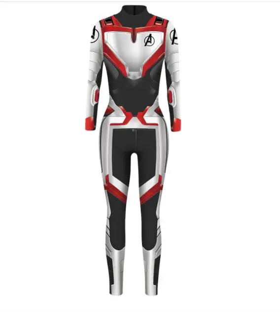 The Avengers 4 Endgame Zentai Bodysuit Cosplay Costume Black Widow Captain Marvel Women costume Superhero Jumpsuits Overall The Avengers 4 Endgame Zentai Bodysuit Cosplay Costume Black Widow Captain Marvel Women costume Superhero Jumpsuits Overall