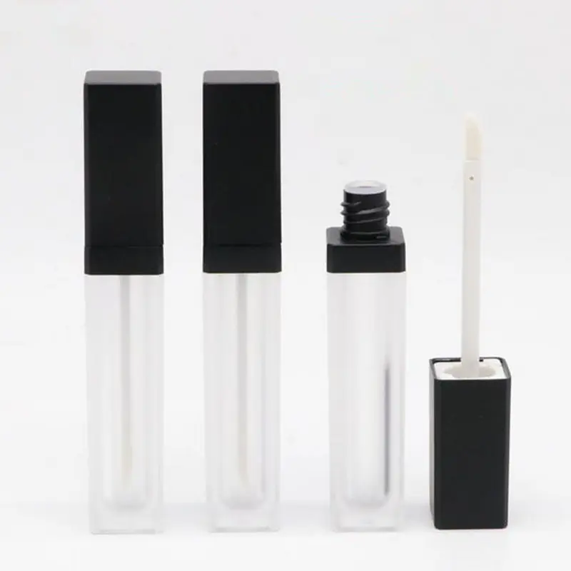 Square lip gloss tubes
