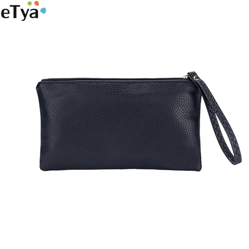 

eTya Coin Bag Zipper Women Men Wallet Pu Leather Mini Small Card Coin Money Key Phone Holder Purse Case Pouch Wristlet Handbag