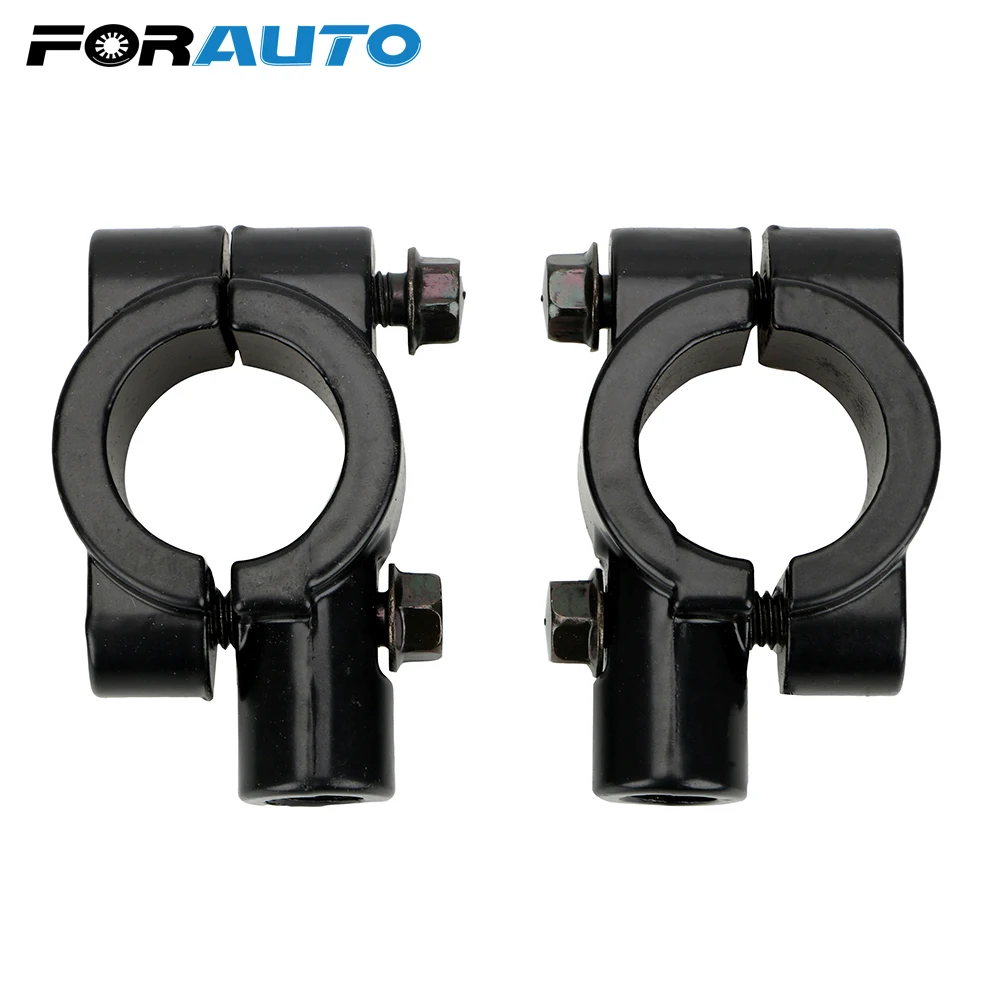 

1 Pair Motorcycle 7/8" Handle Bar Mirror Mount 8mm 10mm Rearview Mirror Mount Holder Clamp Adaptor Universal Moto Accessories