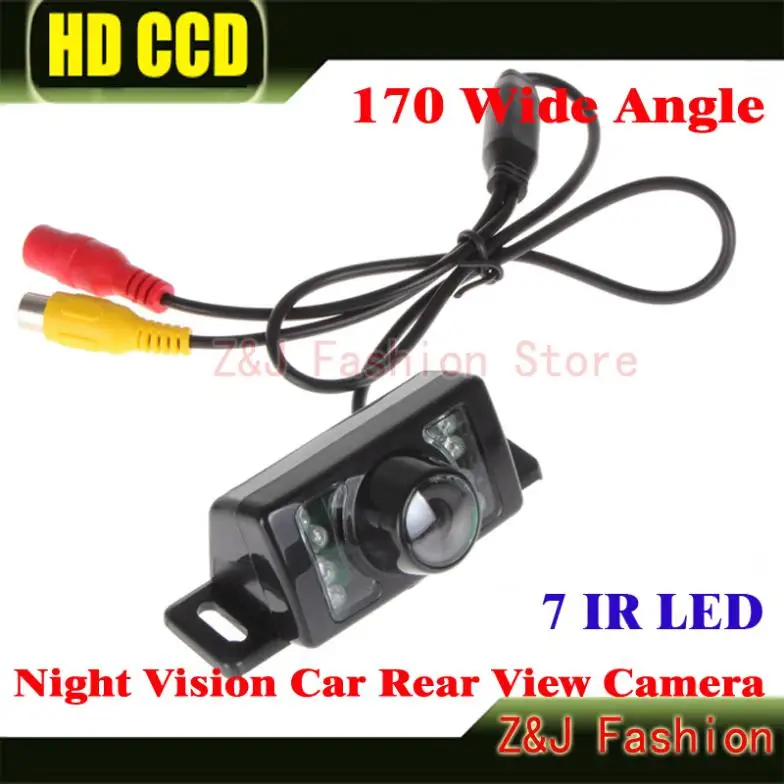 5 дюймов TFT ЖК-экран HD панели автомобиля цвета камера заднего вида с монитор + 7 ИК Огни ночного видения задним ходом резервного копирования