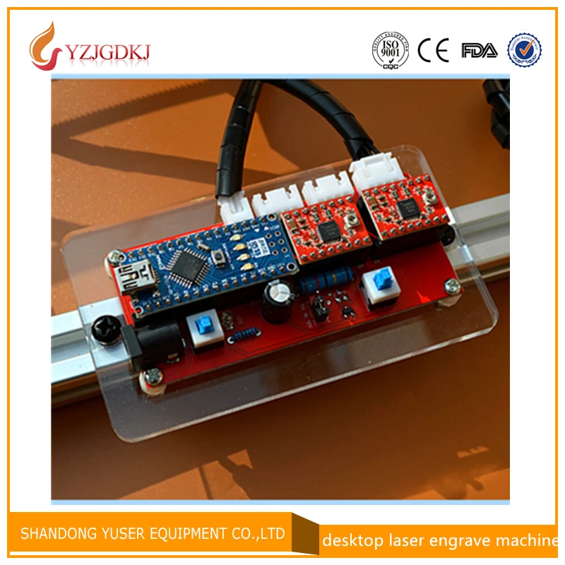 DIY laser machine laser engraving machine 2 axis stepper motor drive