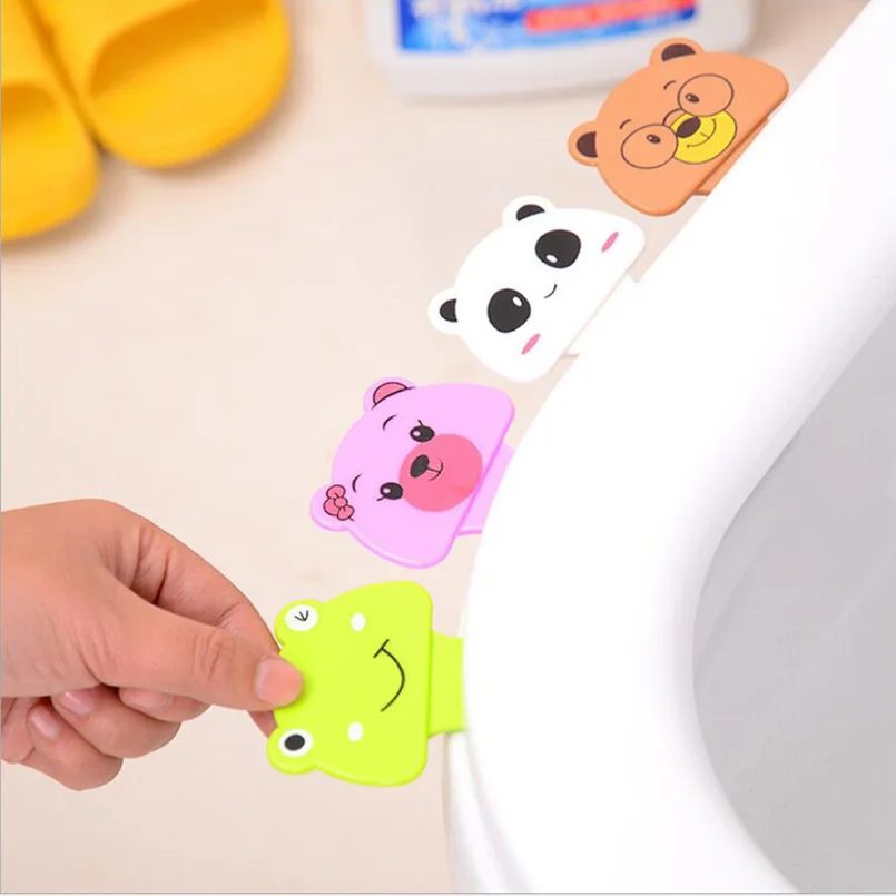 

portable Toilet Seat Lifters convenient to Toilet lid device mention Toilet potty ring handle cute home Bathroom products set