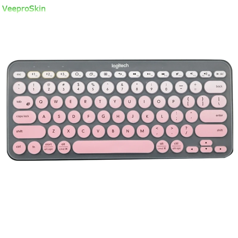 로지텍 K380 K 380 블루투스 키보드 멀티 장치 기계식 스킨 프로텍터 실리콘 키보드 커버 보호 필름