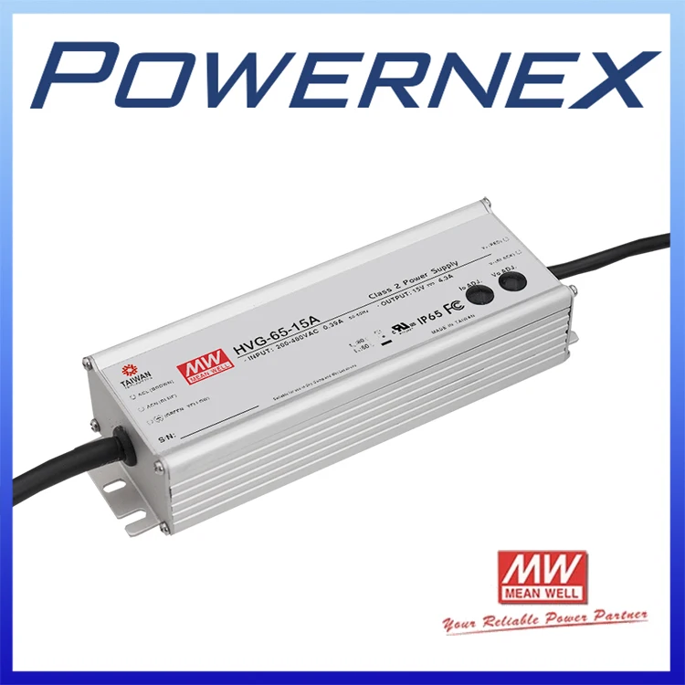 [PowerNex] MEAN WELL original HVG-65-30D 30V 2.17A meanwell HVG-65 30V 65.1W Single Output LED Driver Power Supply D type