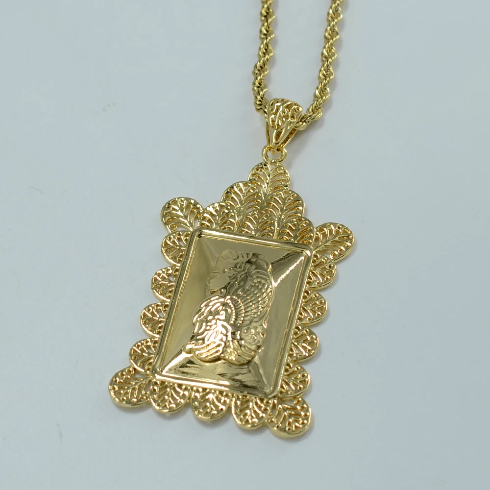 Buy Anniyo Big Pendant Necklaces Islamic Religion