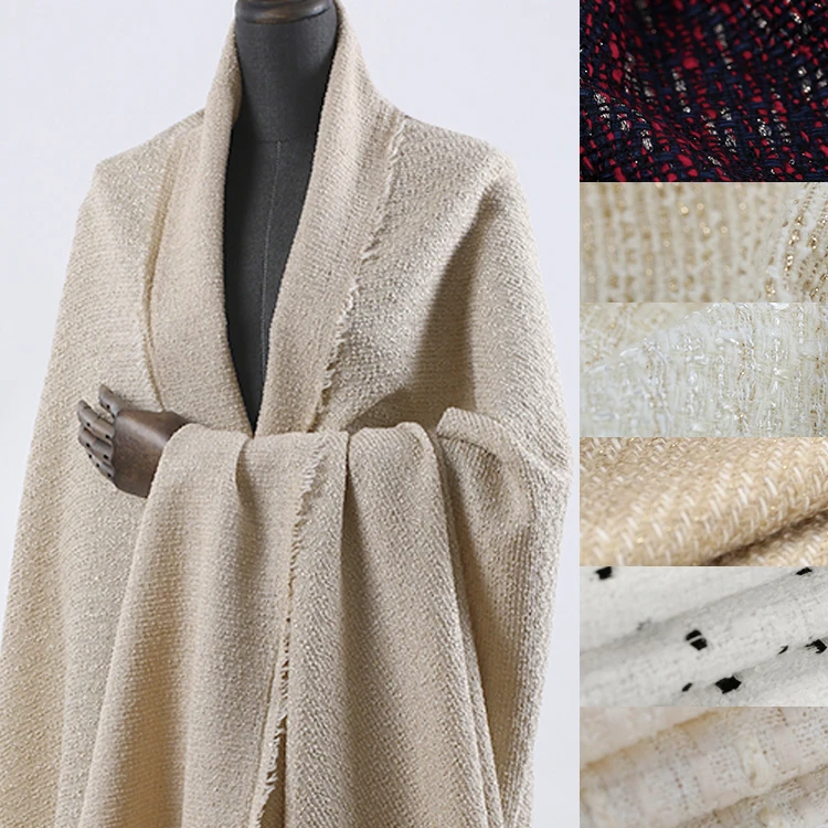 150CM Wide 510G5/M Weight Knitted Wool Viscose & Polyester & Acrylic