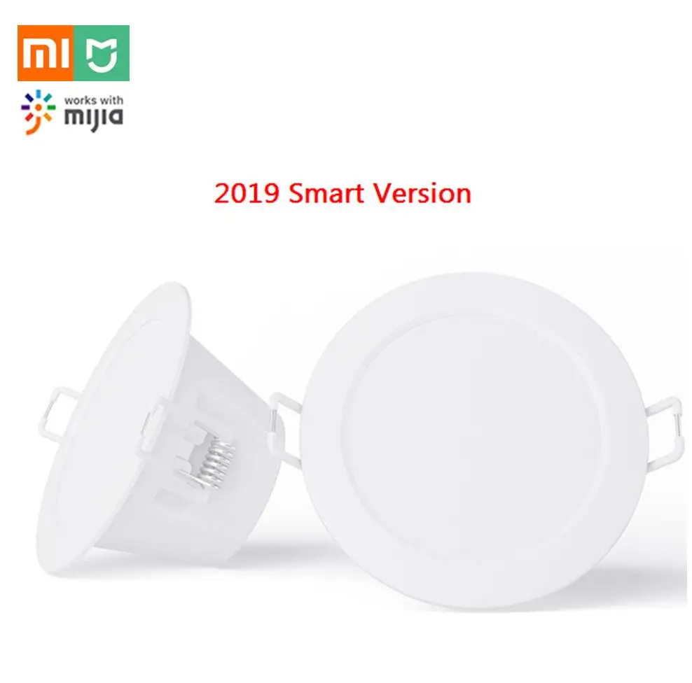  2019 xiaomi mijia smart downlight work with mi home app smart remote control white & warm light Emb - 33036605824