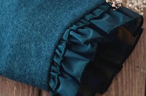 S 3XL 6 размеров новинка 2019 шерстяная куртка женское однобортное пальто с кружевами