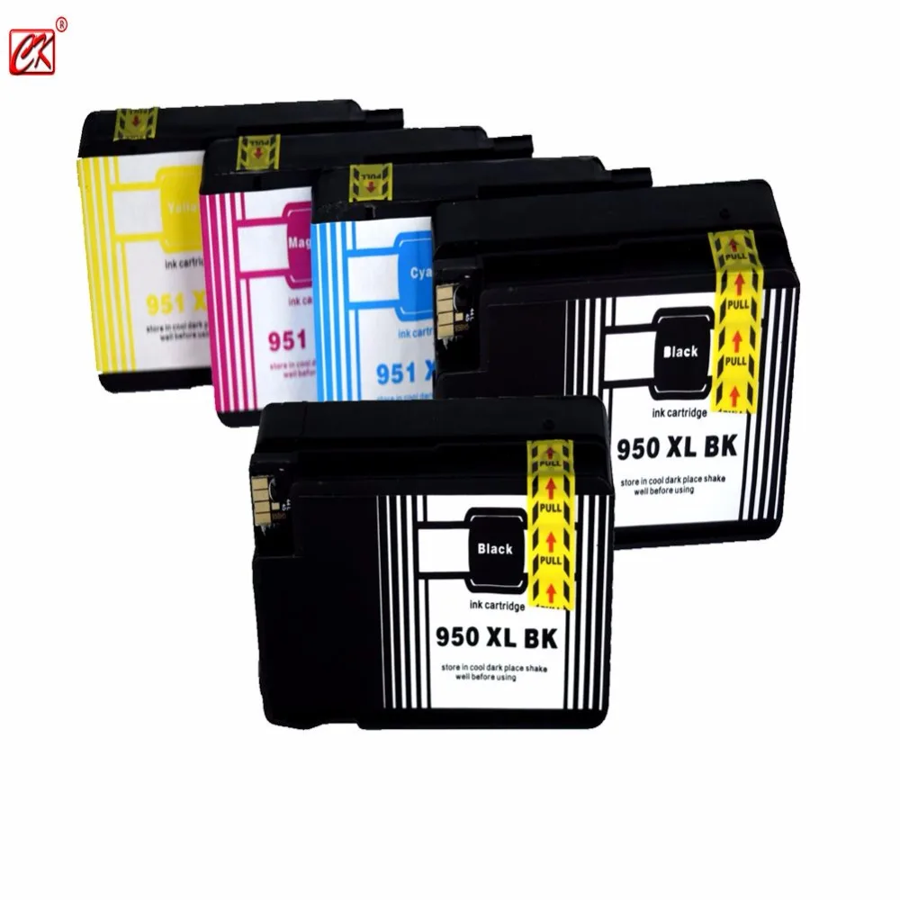 5PK show ink level compatible Ink Cartridge for HP 950 951 XL For hp