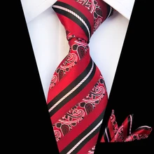 Mantieqingway галстук для шеи деловой Пейсли Цветочный шейный платок Набор для мужской рубашки Свадебный Цветочный Принт Gravatas Slim Crav