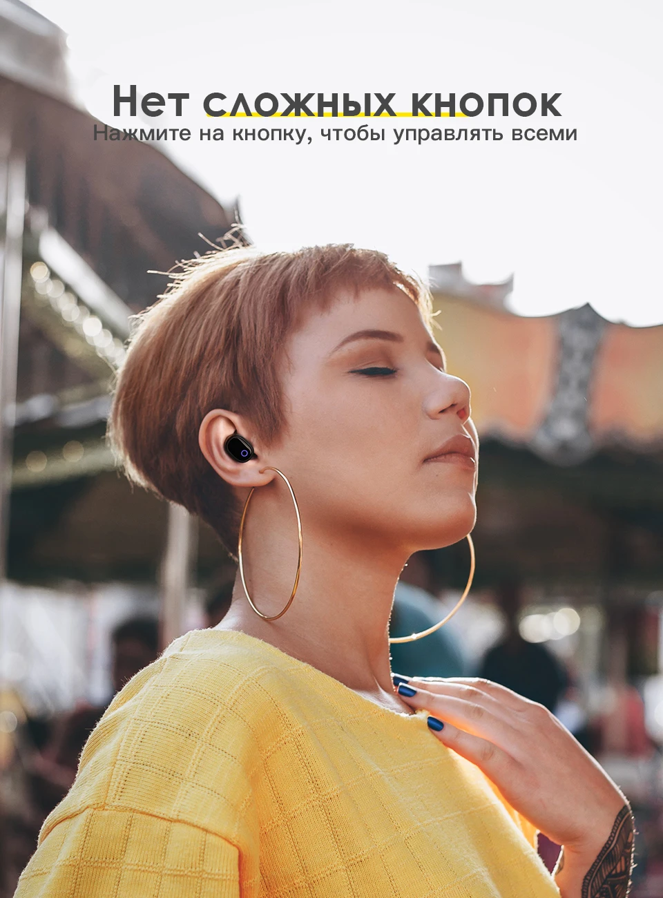 KUULAA Bluetooth 5,0 наушники спортивные настоящие беспроводные наушники TWS наушники гарнитура для iPhone Xiaomi samsung телефон игровой