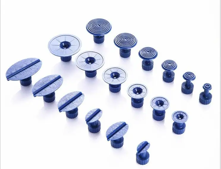 

DIY Car Repair Tools Tools Kit Sets 18pcs Blue Glue Tabs Suction Cup Paintless Dent Repair Tools