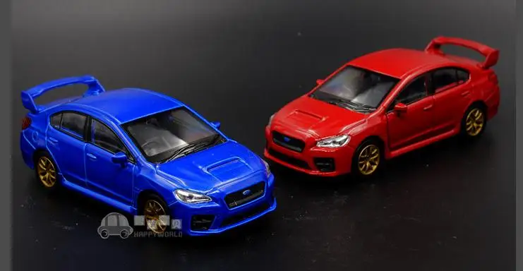 1:36 Масштаб высокая имитация сплава Модель автомобиля, Subaru Impreza WRX STI Металлический Игрушечный Автомобиль, 2 открытой двери детский игрушечный автомобиль