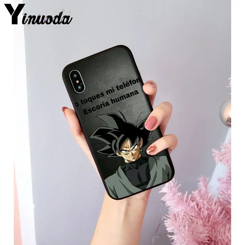 Yinuoda Dragon Ball Z Super DBZ Goku модный Coque чехол для телефона для iPhone X XS MAX 6 6S 7 7plus 8 8Plus 5 5S XR