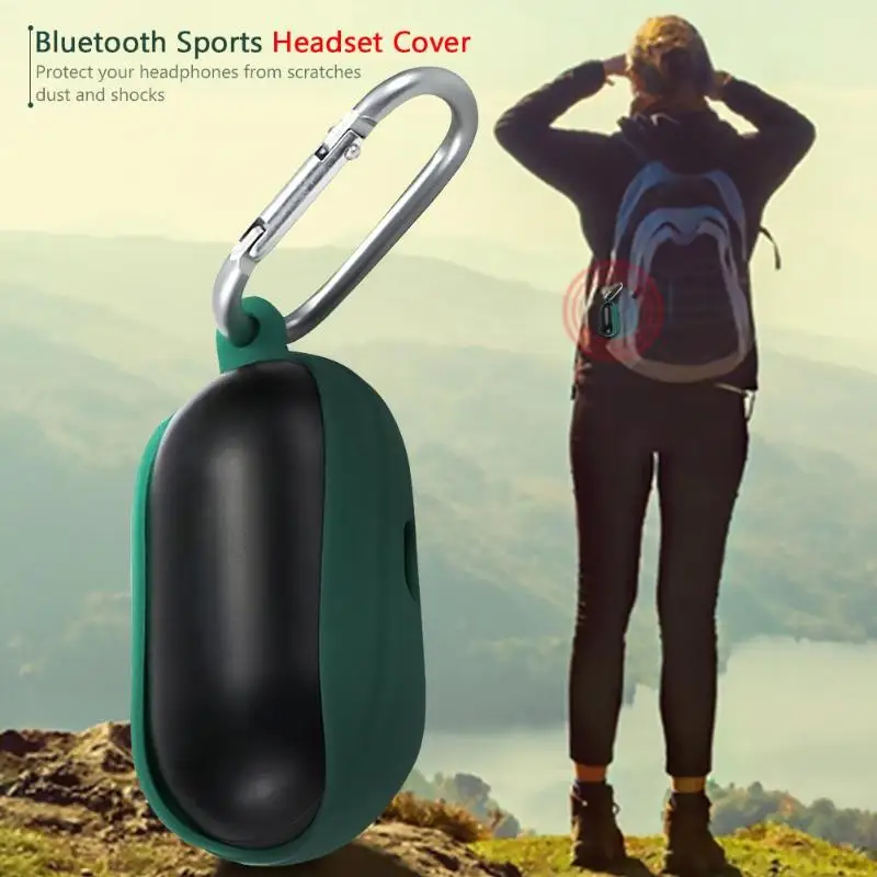 Чехол для Bluetooth гарнитуры портативный силиконовый чехол Samsung Galaxy Buds|Аксессуары