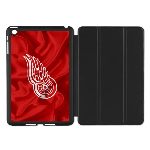 Detroit Red Wingz Ice Hockey Sport Folio Cover Case For Apple iPad 1 2