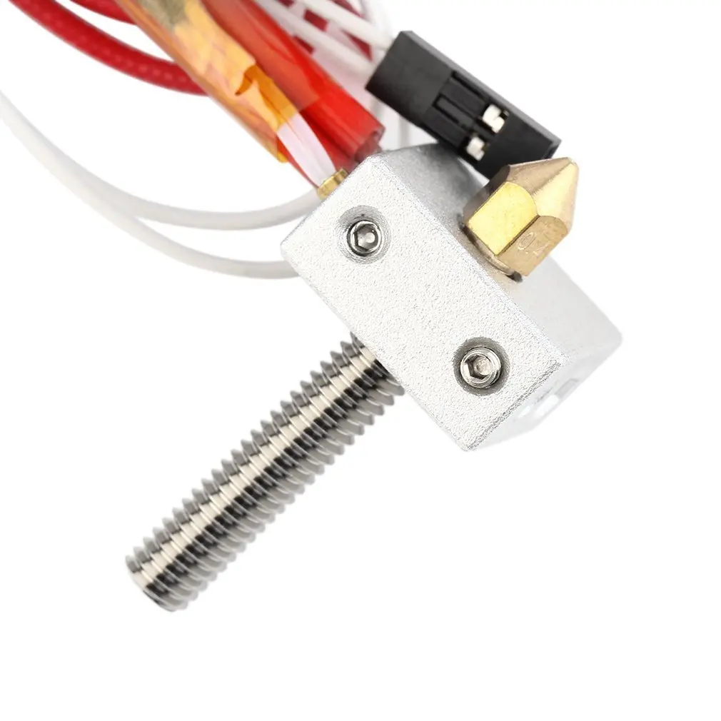 DIY Hotend комплект насадок MK8 горло экструдера нагреватель 1,75 мм/0,4 мм Экструдер нагреватель Блок для Anet A2 A8 3d принтер запчасти Универсальный