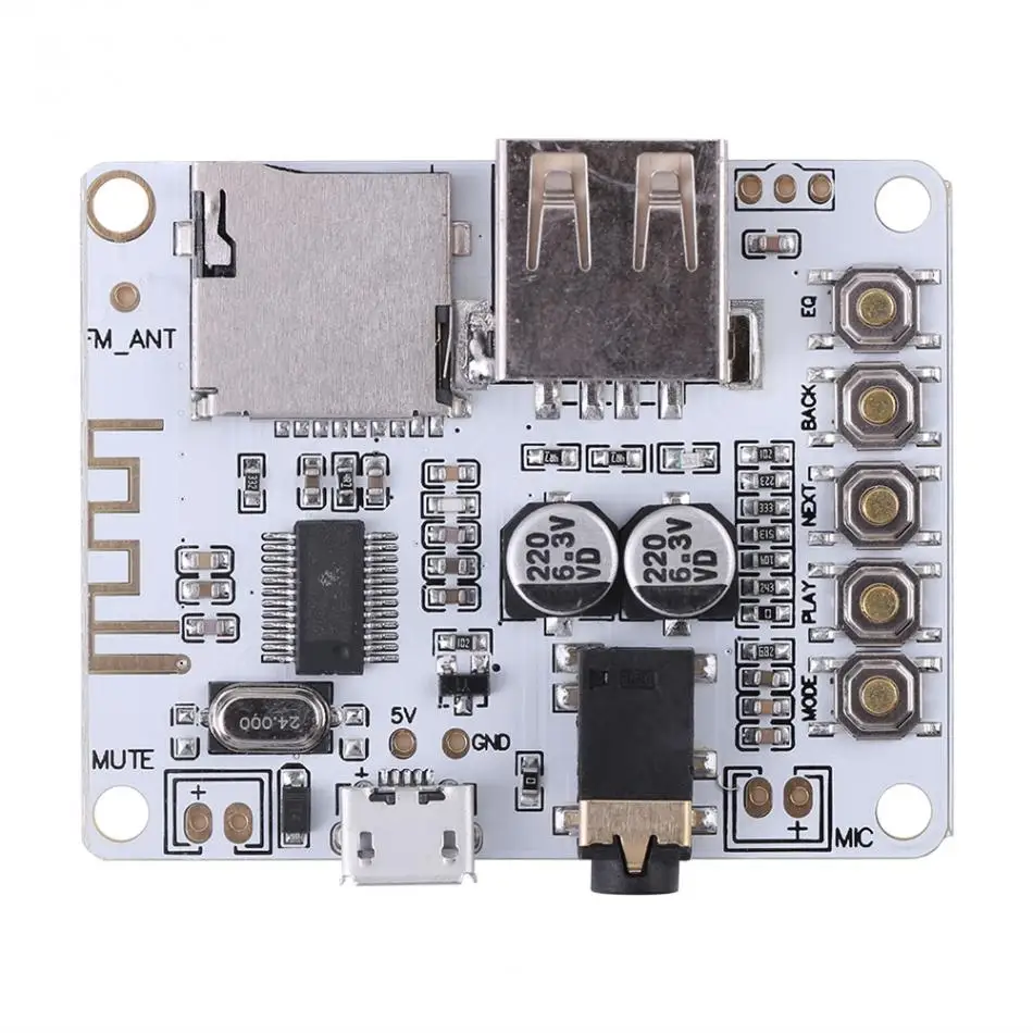 

DC 5V Wireless Bluetooth 4.1 Audio Receiver Module Lossless Car Speaker Amplifier Circuit Board USB Decode playback
