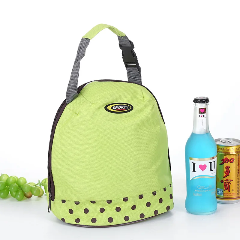 Fashion Portable Insulated Canvas Lunch Box Bag Thermal Food Picnic