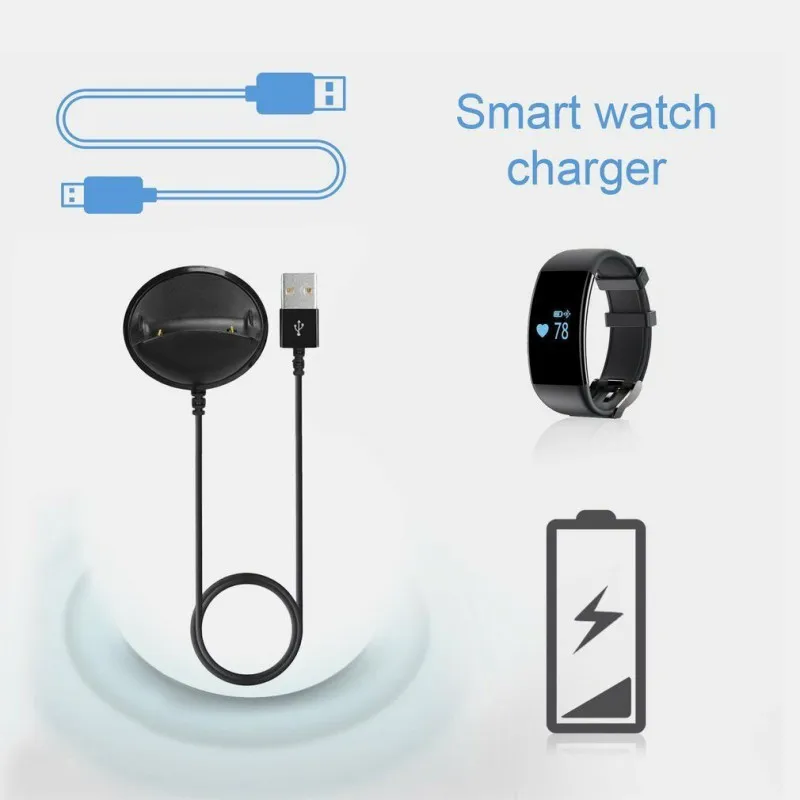 Usb-зарядная док-станция для смарт-часов, шнур, зарядная станция для samsung gear Fit 2 pro