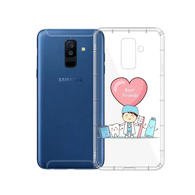 Уникальный Дизайн Kawaii Tooth Love Мягкие силиконовые ТПУ чехлы для телефонов Samsung 2016 2017